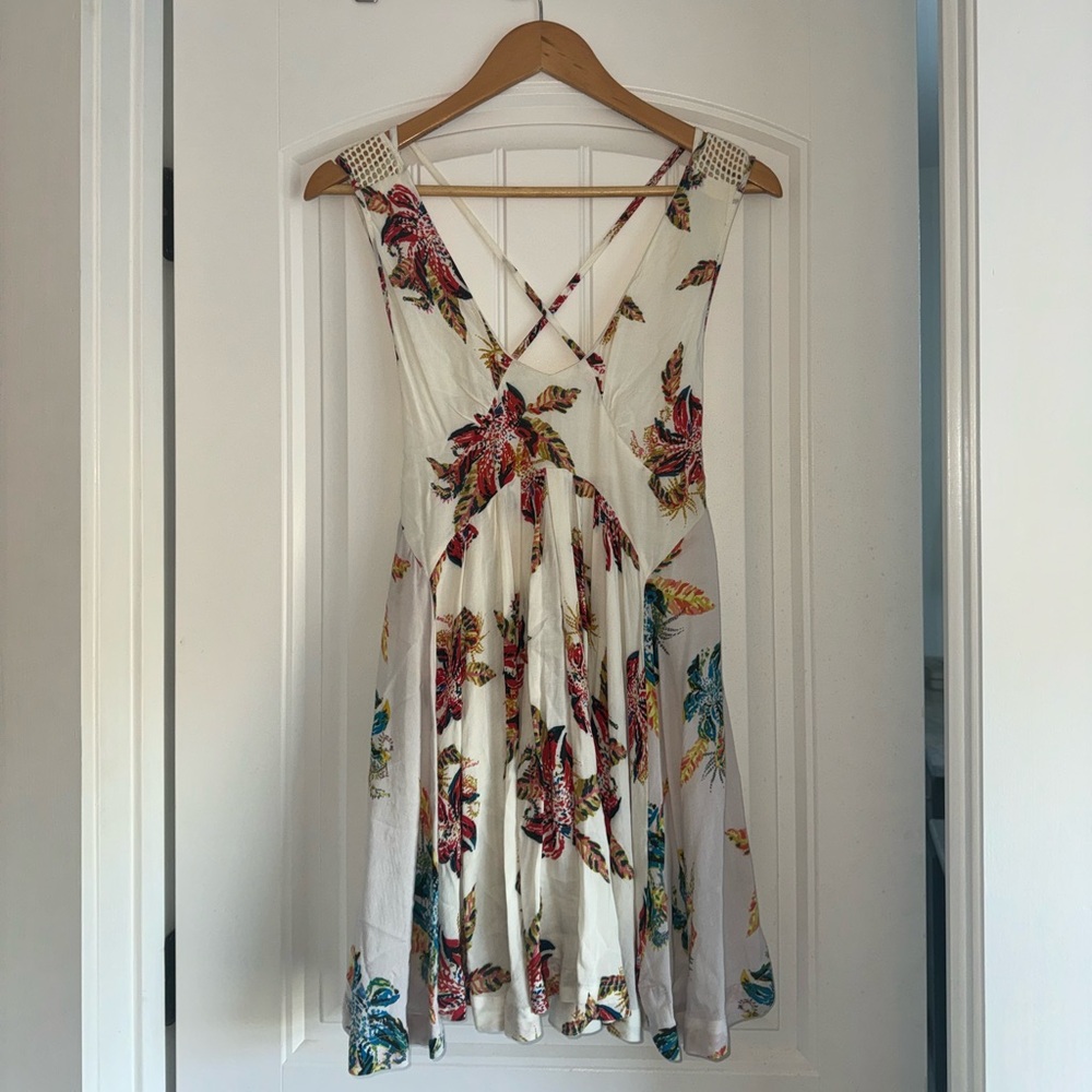 Free People Floral Mini Dress